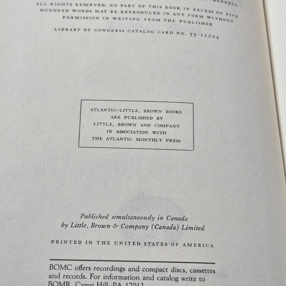 Little Brown The Last Hurrah Edwin O'Connor 1956 Vintage Hardcover Book‎